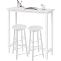 Accento naturale set bar in metallo bianco