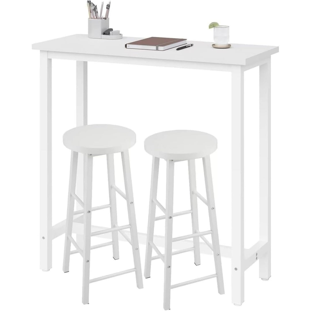 Accento naturale set bar in metallo bianco
