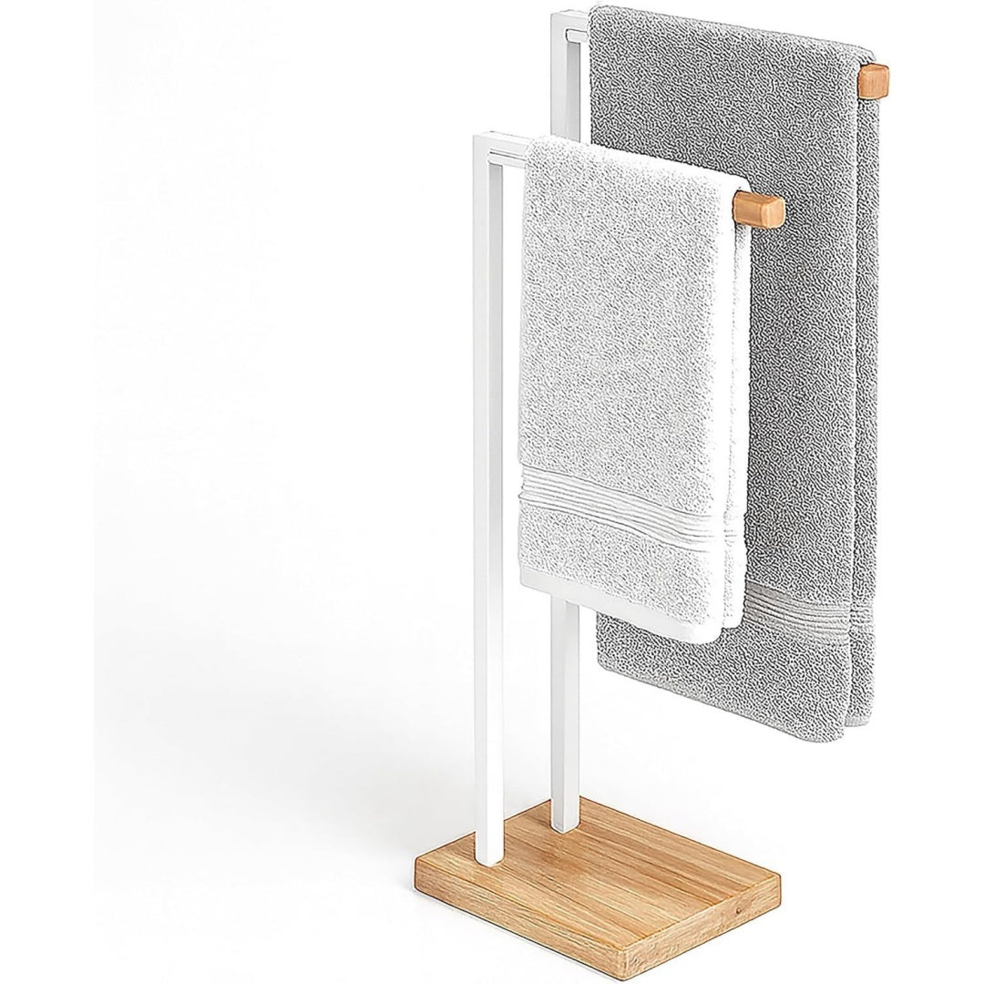 Design versatile portasciugamani da terra bianco