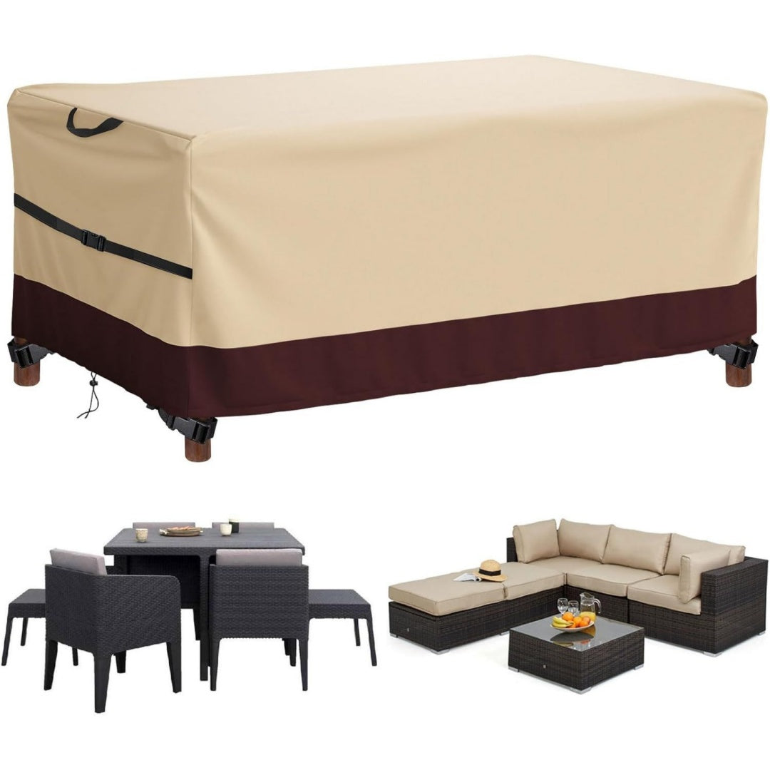 Linea essenziale coperture per set arredo giardino beige