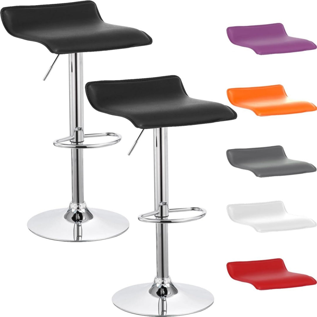 Arredo contemporaneo sgabelli da bar regolabile nero