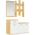 Eleganza pratica set arredo ingresso regolabile bianco