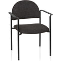 Design versatile sedie per sala d attesa impilabile nero