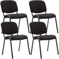 Finitura armoniosa sedie per sala d attesa in metallo nero