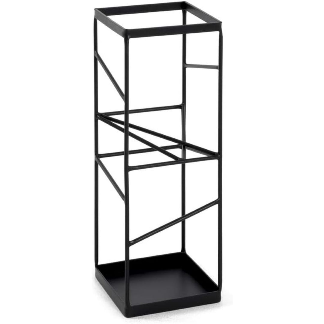 Accento naturale porta ombrelli nero