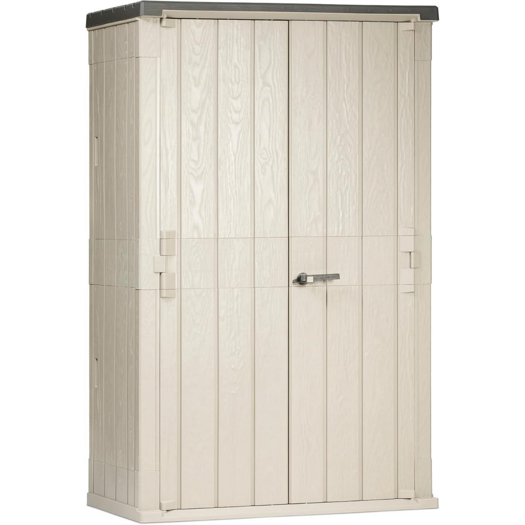 Finitura armoniosa bauli e contenitori in legno grigio