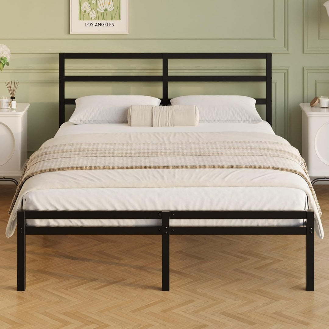 Finitura armoniosa strutture letto in ferro nero