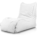Stile raffinato poltrone sacco in tessuto impermeabile bianco
