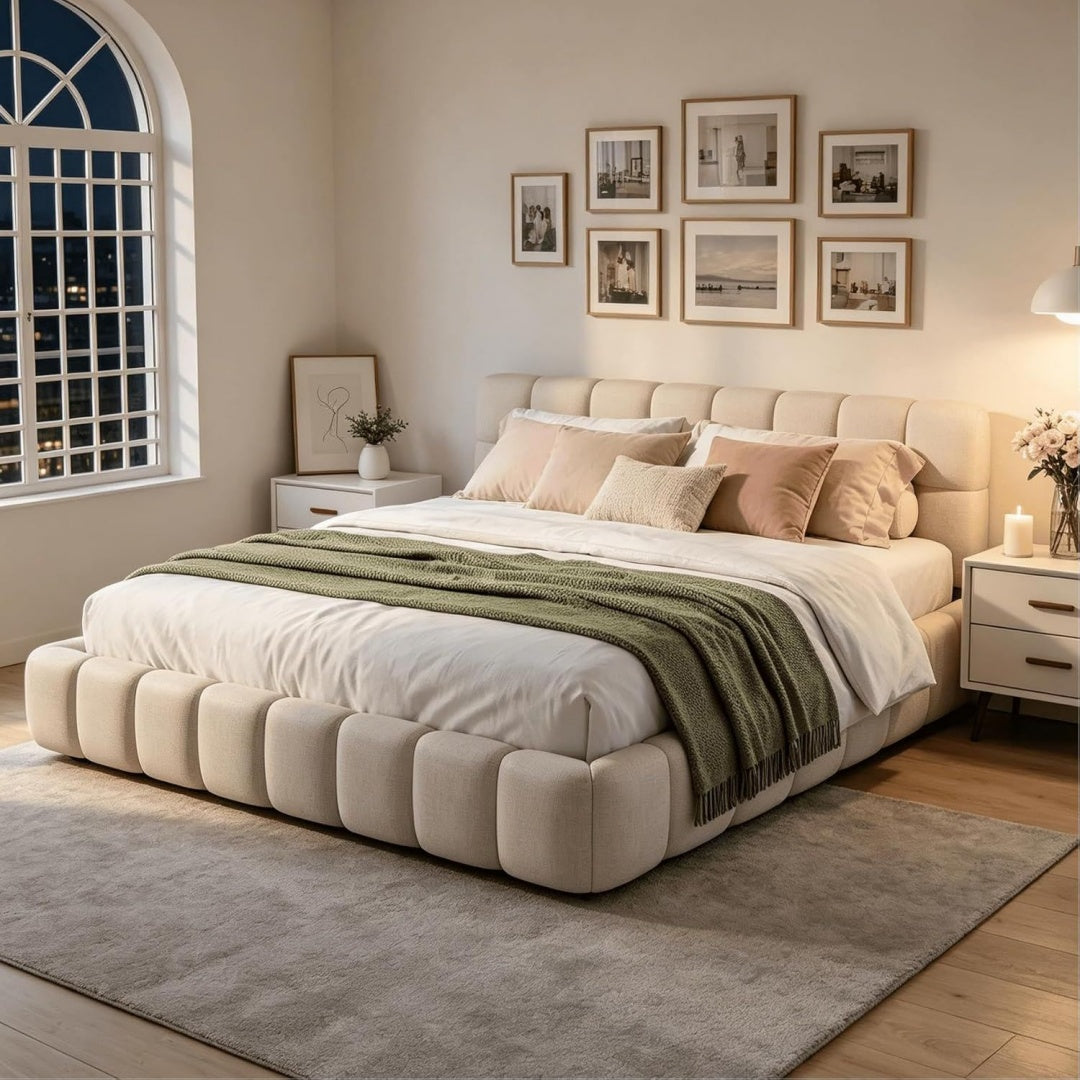 Design versatile letti beige