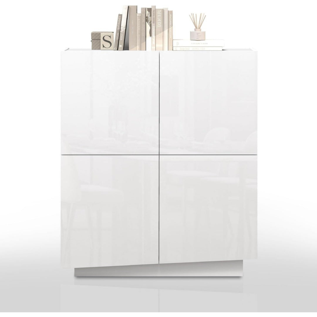 Profilo moderno credenze in legno bianco