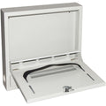 Stile raffinato armadietti portachiavi in metallo grigio