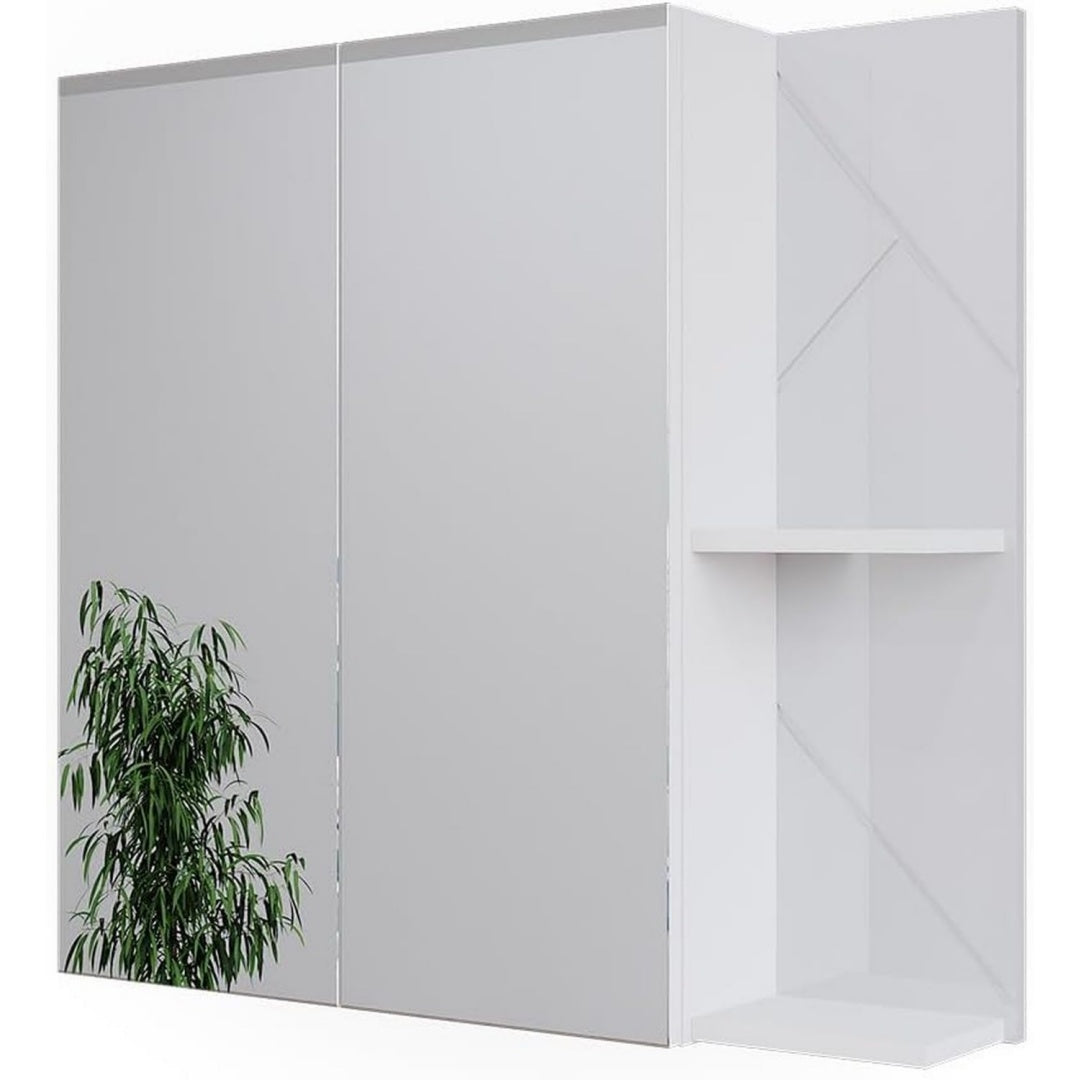 Finitura armoniosa armadietti a specchio illuminato bianco