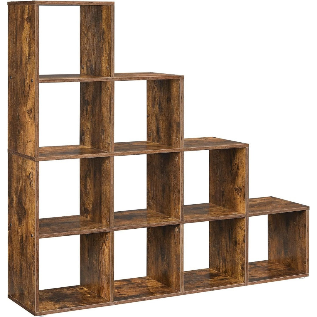 Linea essenziale librerie marrone