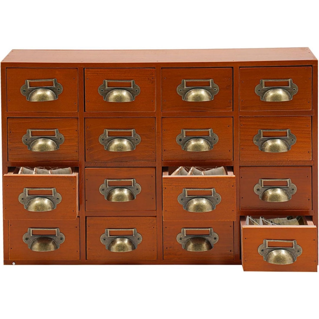Finitura armoniosa armadi archivio in legno marrone