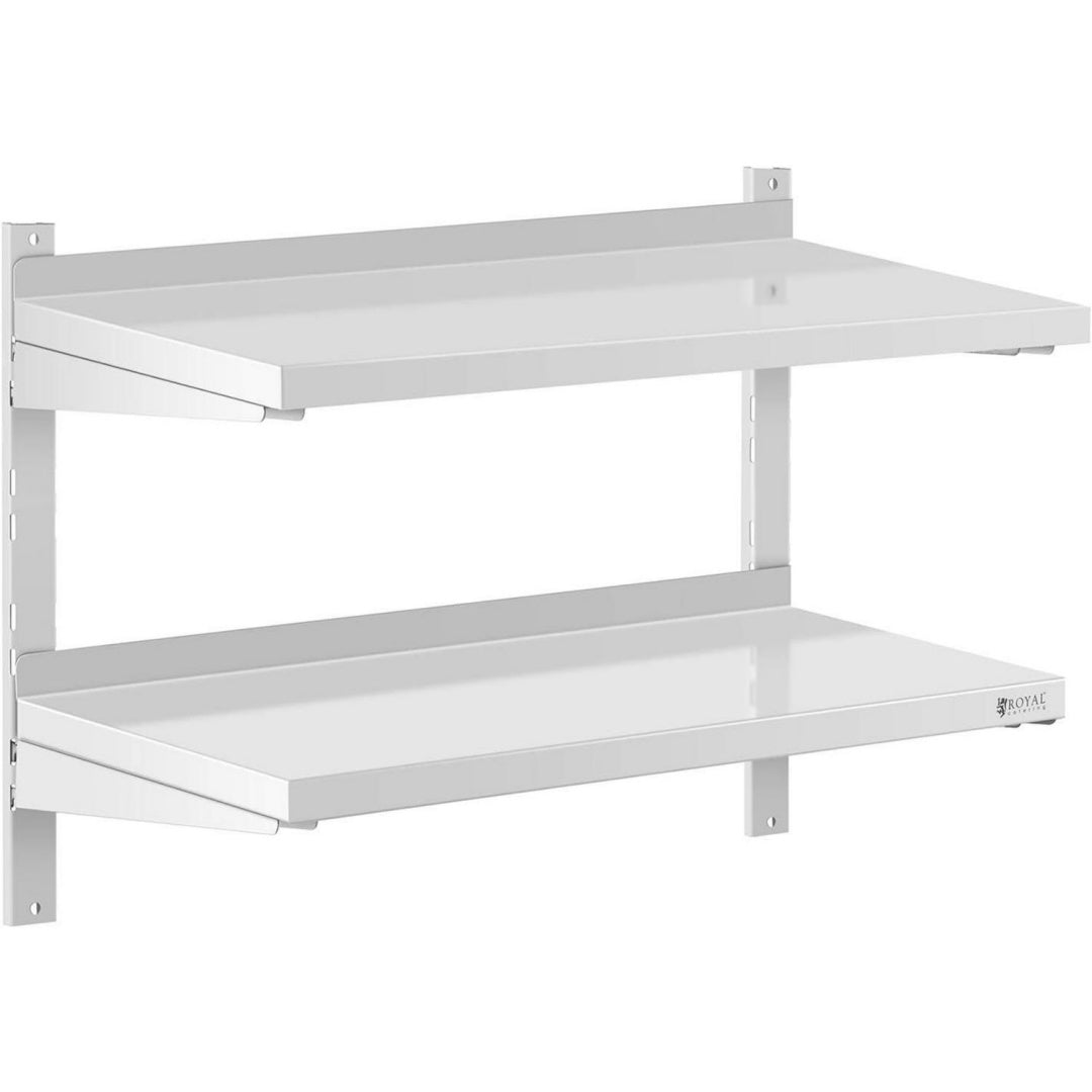 Design versatile scaffali da panettiere in metallo bianco